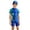 C11/Blue7, variant on Rggeeun Baby Boys Swimsuit Set 2Pc Cartoon Spaceship Pattern Short Sleeve Crew Neck Front Zipper Elastic Above Knee with Cover Up Hat for Summer Water Activities Delicate Swimwear,Blue,4-5 Years