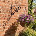 thumbnail image 5 of DefiDgd Iron Decorative Hanging Bracket,Vintage Bird with Leaf Wall Mounted Hook for Flower Baskets Planters Wind Chimes Lanterns Home Garden Patio Farmhouse Decoration(BB), 5 of 9