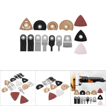 

EBTOOLS 38Pcs Oscillating Saw Blade Stainless Steel/High Carbon Steel Oscillating Saw Blade Kit For Cutting Wood Plastic