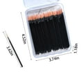 thumbnail image 3 of Awwp Single Ended Eyeliner Brush with Cap, Precision Nylon Bristles for Lips & Eyes, Disposable Travel Makeup Tool, On-The-Go Touch Ups, 3 of 4