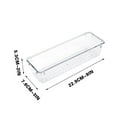 Transparent Desk Drawer Organizer, Stackable Office Supplies Desk