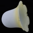 thumbnail image 6 of Glass Shades Cover Industrial Opening Process Chandelier Lampshade - Yellow and White, as described, 6 of 9