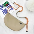 thumbnail image 1 of Bolso Bandolera Bolso de hombro Crescent Bolso bandolera de nailon impermeable para deportes al aire libre (caqui) Tmvgtek Para Estrenar, 1 of 9