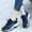 J-Blue, variant on Women's Fringe Hollow-Out Casual Dress Shoes for Women Round Toe on Casual Womens Shoes 10 Shoes Flat with Sneakers 9.5