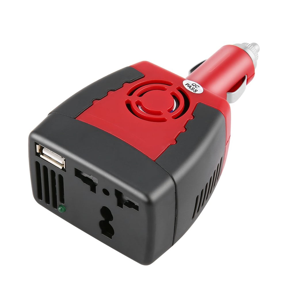Details about   150W 12V DC to 220V AC Lighter Power Supply Car Power Inverter Adapter 