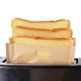 thumbnail image 3 of Hadanceo Sandwich Bag Heat Resistance  Grilled Cheese Sandwiches Microwave Heating Pouch Baking Practical Home Use, 3 of 7