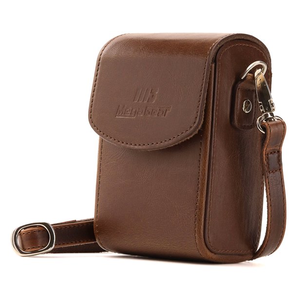 Megagear Mg1497 Leather Camera Case With Strap Compatible With Sony Cyber Shot Dsc Rx100 Vii Dsc Rx100 Vi Dsc Rx100 V Dsc Rx100 Iv Dark Brown Walmart Com Walmart Com