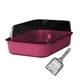thumbnail image 5 of Caja de Arena para Gatos Strade Fareast Limited Inodoro Frontal Rebajado Rosa, 5 of 8