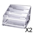 thumbnail image 1 of Soportes Transparentes para Tarjetas de Visita shamjiam Organizador para Escritorio 2 piezas, 1 of 8