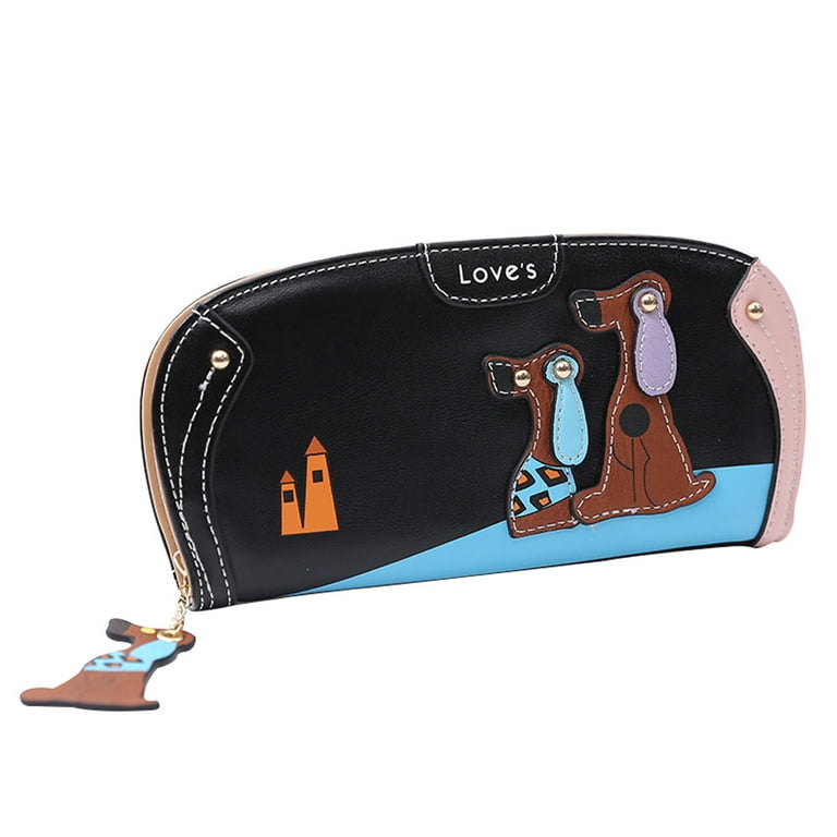 Cartoon dog women purse bag designer wallets famous brand women wallet  Ridge Wallet for Men Women's Wallets 