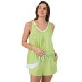 thumbnail image 4 of Secret Treasures Women’s Sleepwear 2-Piece Knit Tank and Shorty Boxer Pajama Set, XS-3X, 4 of 6