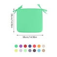Wozhidaoke Fall Decor Seat Cushion Square Strap Garden Chair Pads For