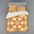 thumbnail image 2 of Ambesonne Ethnic Bedding Set 3 Pcs, Oriental Vintage Ornaments, Twin, Dark Orange Apricot, 2 of 3