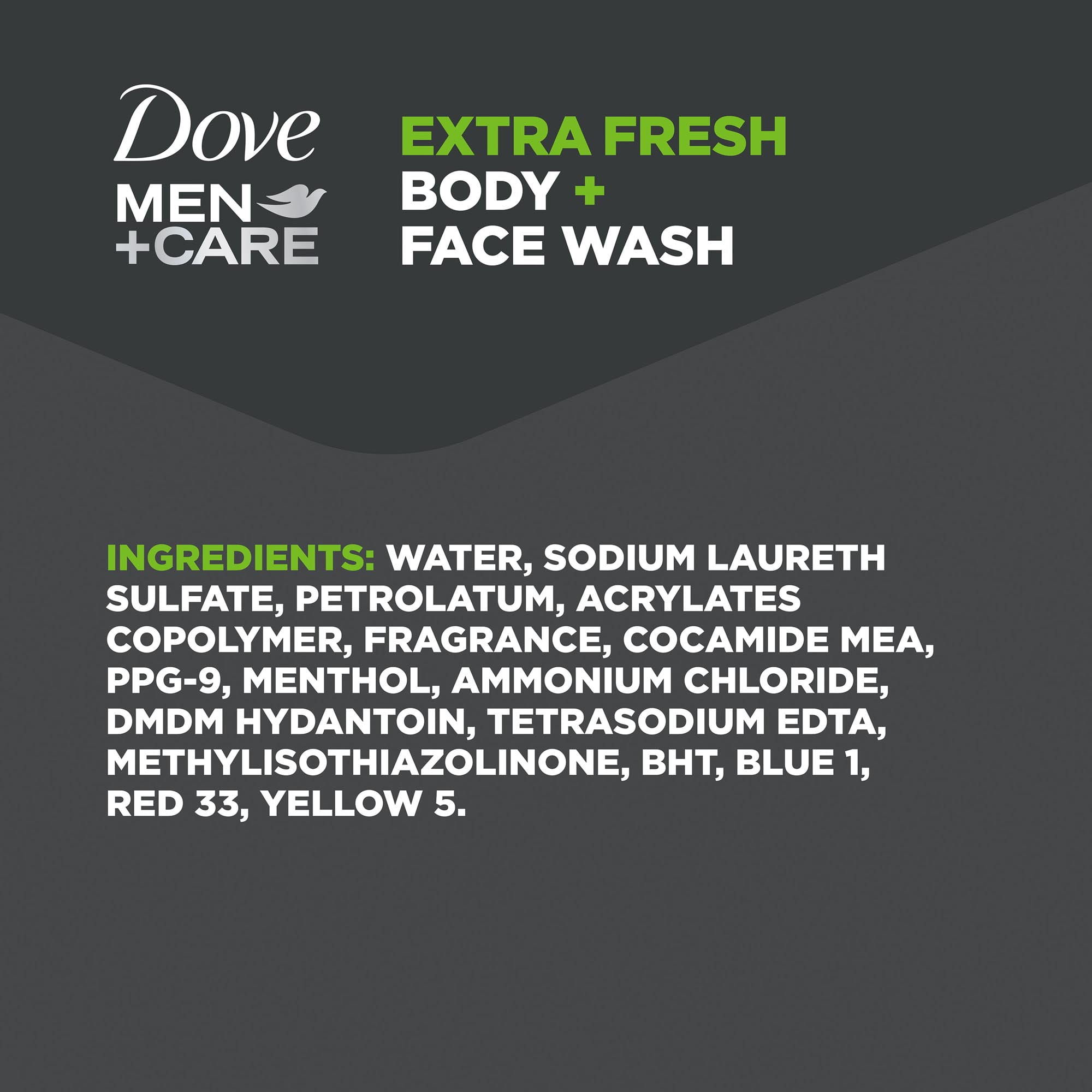 Dove Men+Care Body Wash with Pump Extra Fresh 23.5 oz