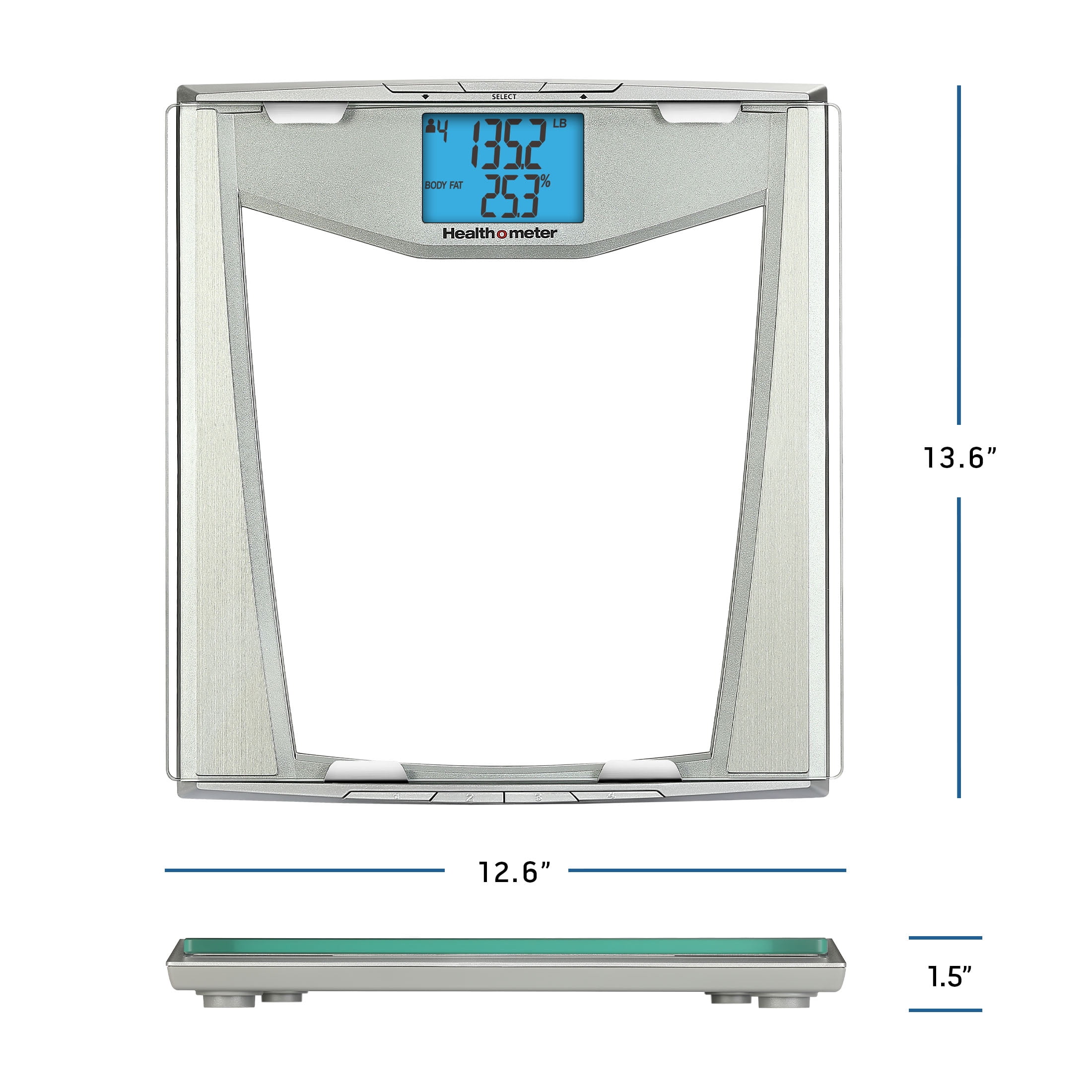 Accuro Eye Level Digital Scale with 500 lb Capacity and BMI Scale (DB1 – BV  Medical