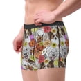 thumbnail image 2 of Sikiie Cute Dogs Puppy Print Men's Boxer Briefs, Elastic Waistband Boxer Briefs Leggings-Small, 2 of 5