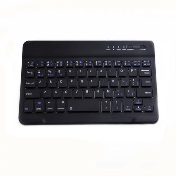 Teclado Inalámbrico Bluetooth De 9,7/10 Pulgadas Teclado Recargable Con Panel Táctil Para Tabletas Teléfono Móvil Pc Escritorio Minnieouse EL010106-00