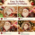 thumbnail image 3 of Christmas Pearl Diamond Art Hanging Ornament Kit, DIY Holiday Acrylic Suncatcher Decor, Christmas Window Wall Pendant, Handmade Craft Gift for Adults & Beginners (Santa), 3 of 8