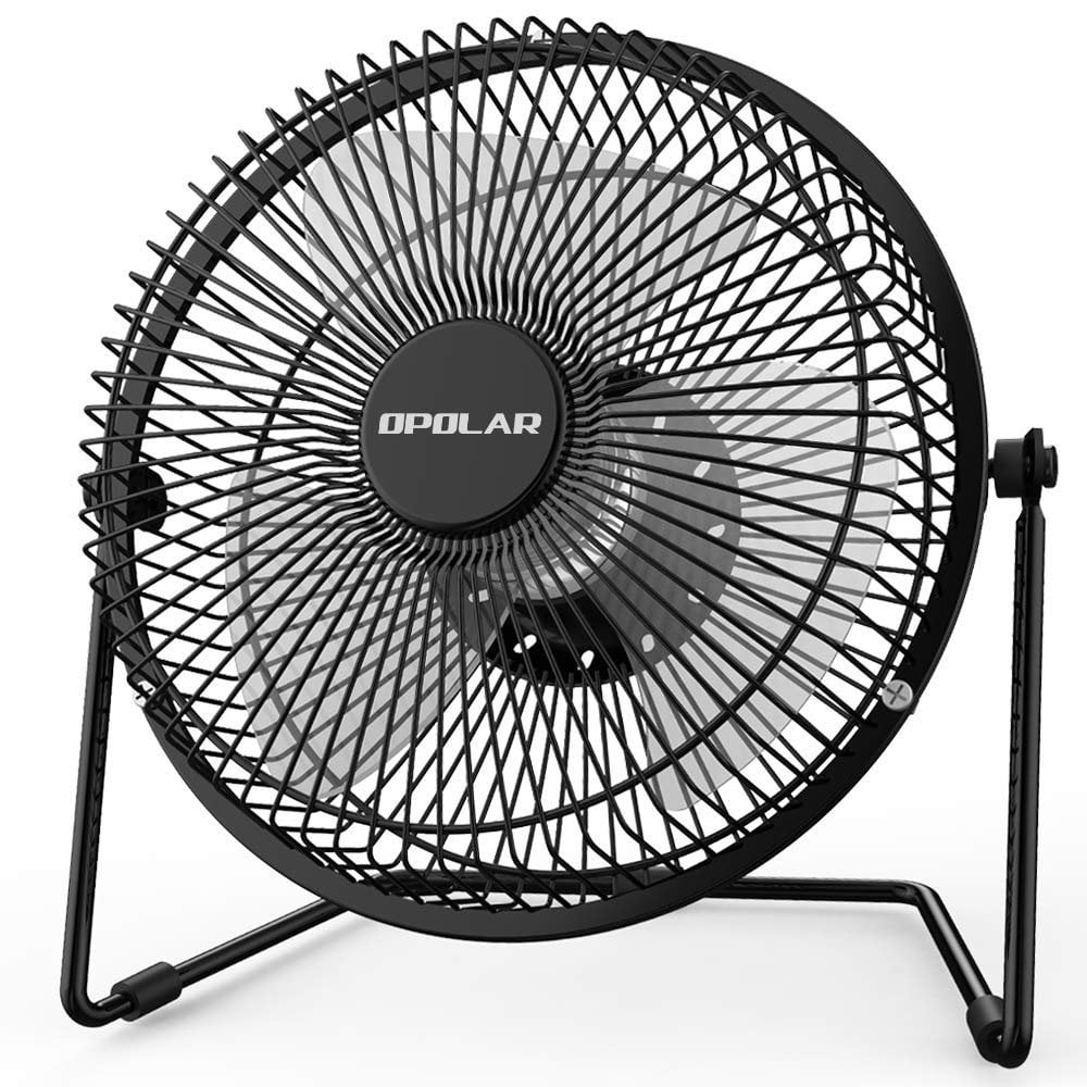 OPOLAR Office Quiet Desk Fan, USB Powered Only, 360 Degree Rotation