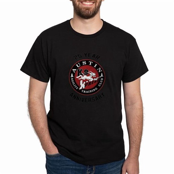 CafePress - Austin K9 Xpress 25 Year Anniversary Shirt T Shirt - Men's Classic Cotton T-Shirts
