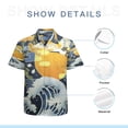 thumbnail image 7 of High Quality Hawaiian Shirts for Men Short Sleeve Aloha Beach Shirt Floral Summer Casual Button Down Shirts Blouses 3QSEQV, 7 of 7
