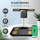thumbnail image 2 of Báscula inteligente EILISON para medir el peso corporal: Báscula digital de baño de 8 electrodos para medir grasa, IMC, músculos, composición corporal, 32" biométrica, Bluetooth, de alta precisión, 40, 2 of 5