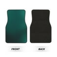 thumbnail image 2 of Fotbe Dark teal green Juego de 4 Tapetes para Auto con Estampado – Alfombrillas de Goma Reforzada, Diseño Antideslizante, Protección para Todo el Año – Vehículos, Autos, Camionetas y SUVs, 2 of 7
