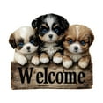 thumbnail image 5 of sruoe Joyful Animals Welcome Sign Wooden Hanging Decor Outdoor Yard Decoration, Colorful Wall and Courtyard Decoration for Garden, Patio, Porch, and Home Entryway, Durable Finish, 5 of 6
