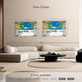 thumbnail image 4 of Elephant Stock Window To Maldives Shore Wall Art - Beach Canvas Canvas - 48" x 32", 4 of 8