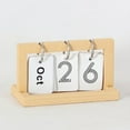 thumbnail image 3 of Mini Table Calendar Doll Mini Kit Decoration Mini Desktop Calendar Mini Table Flip Calendar Mini Desktop Calendar Wooden, 3 of 7
