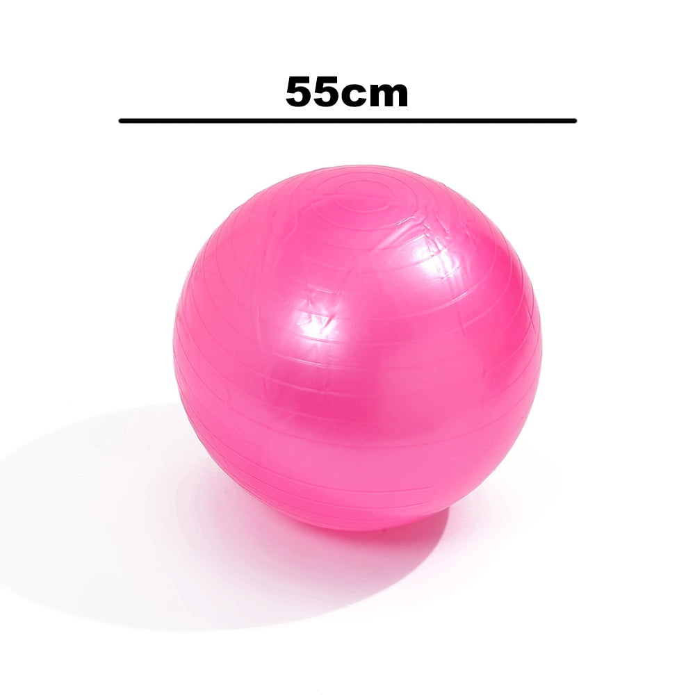Anti-Burst Yoga Ball Kit With Massage Ball & Core Sliders - Quick Pump Included