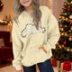 thumbnail image 5 of Sudadera con capucha para niñas y niños, sudadera de manga larga con cuello redondo y estampado de moda, jersey con bolsillo, sudadera de poliéster para niñas, 5 of 8