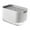 White#2, variant on Soap Dispenser Box with Sponge Holder - Kitchen Scouring Pad Storage and Automatic Liquid Soap Dispenser - One Hand Press Dish Soap Container 300ml for Sink Counter Cleaning Brush Caddy