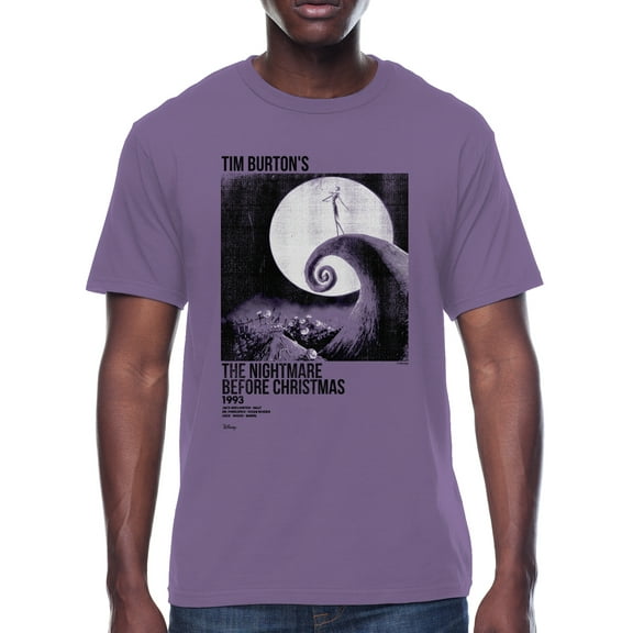 The Nightmare Before Christmas, Men's & Big Men's Graphic T-Shirt, Poster Ink, Sizes S-3XL