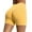 Yellow, variant on ZQUUVOU Women's Shorts Sports Fitness High Waisted Tight Yoga Pants(Green,L)