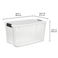 thumbnail image 2 of Sterilite 70 Qt Ultra Latch Storage Box (4 Pack) & 64 Qt Container (6 Pack), 2 of 12