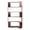 Ox Blood Red, variant on White 5-Tier Corner Bookshelf,Extended 35" L-Shaped, Anti-Tip Open Storage