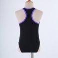 thumbnail image 4 of dPois Kids Girls 2Pcs Swimsuit Tankini Boho Print Racerback Bodysuit with Bootyshorts Bathing Suit Purple 16, 4 of 6
