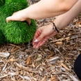 thumbnail image 6 of Nearly Natural 14in. UV Resistant Artificial Grass Garden Plush Topiary Bear (Indoor/Outdoor), 6 of 9