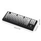 thumbnail image 3 of Teclado personalizado M87, útil teclado inalámbrico Compatible con Bluetooth de tres modos, 3 of 6