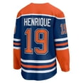 thumbnail image 3 of Men's Fanatics Adam Henrique Royal Edmonton Oilers Home Breakaway Jersey, 3 of 3