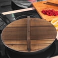 thumbnail image 6 of Wooden Handle Pot Cover Lid for Cookware Chinese Wok Non-Stick Pan Cooking Accessory, 6 of 6