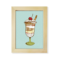 thumbnail image 1 of Cherry Chocolate Cann Ice Desktop Adorn Photo Frame Display Art Painting Wooden, 1 of 3
