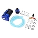 thumbnail image 1 of Depósito de captura de motor de coche de 300 ml, respiradero, filtro de aire y aceite, accesorio universal (negro y azul), 1 of 8