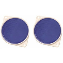 HY-KO 3-1/4 In. Blue Plexiglas Automotive Reflectors, 2-Pack