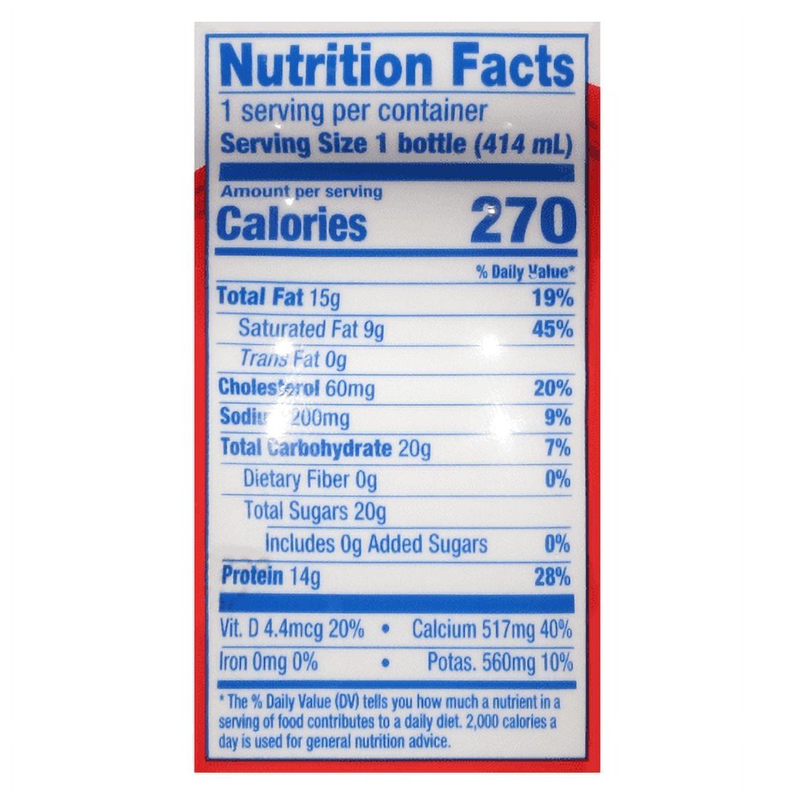 Crystal Creamery Real California Cool Cow Vitamin D Whole Milk, 14 oz Bottle