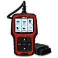 thumbnail image 1 of Ancel AD410 Enhanced OBD2 EOBD Scanner Check Engine Light Clear Fault Auto Code Reader On-board Monitor Test EVAP System O2 Sensor Monitoring VIN View Freeze Frame OBDII Diagnostic Tool, Black & Red, 1 of 12