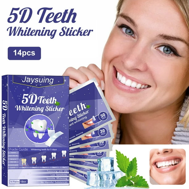Tiras Blanqueadoras De Dientes 5D Whitestrips Supreme Bright, 14 Tratamientos Muyoka Hogar