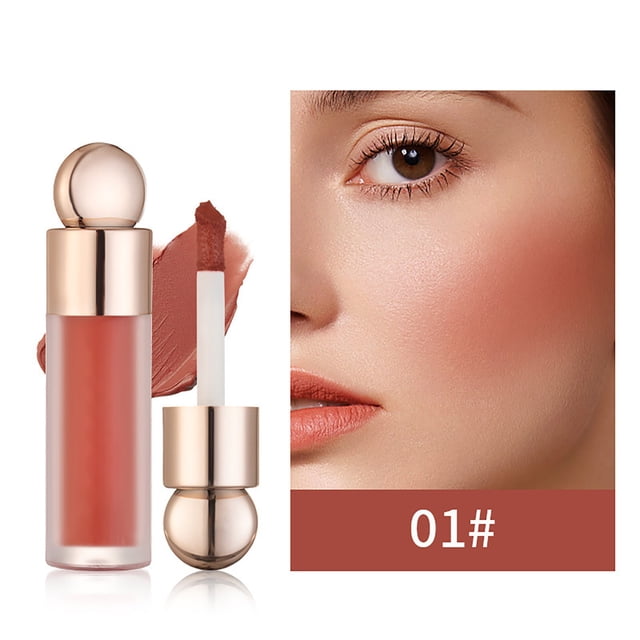 Liquid For Makeup Tinted Blusher Glow For Cheeks High Pigment Soft Creamy Long Wearing Blendable Lightweight Cover, Makeup White Blusher