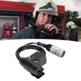 thumbnail image 1 of Conector De Auriculares De Radio, Abrazadera Fuerte Adaptador De Auriculares De Radio Fácil De Instalar Reemplazo Push To Talk Para PRC 148, 1 of 7